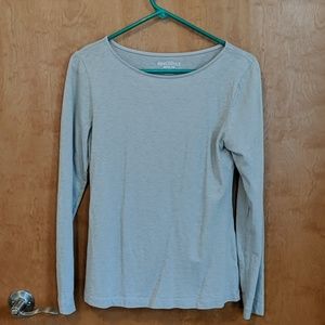 Gray j crew mercantile long sleeve shirt